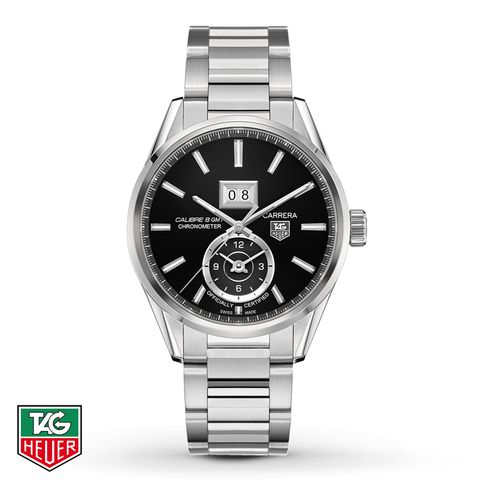 Đồng Hồ TAG Heuer Automatic Carrera Calibre 8 GMT Grande Date Chronometer WAR5010.BA0723