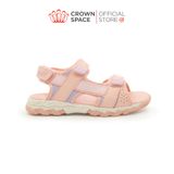  Dép Quai Hậu Sandals Trẻ Em Cao Cấp Chính Hãng Crown Space Dành Cho Bé Gái Đi Chơi Đi Học CRUK579 Size 30 - 36 