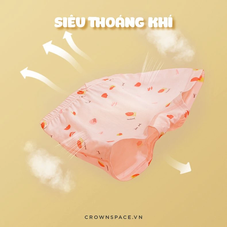 Combo 2 Quần Chip Bé Trai Kháng Khuẩn, Thoáng Mát | Crown Space CKBS8020301