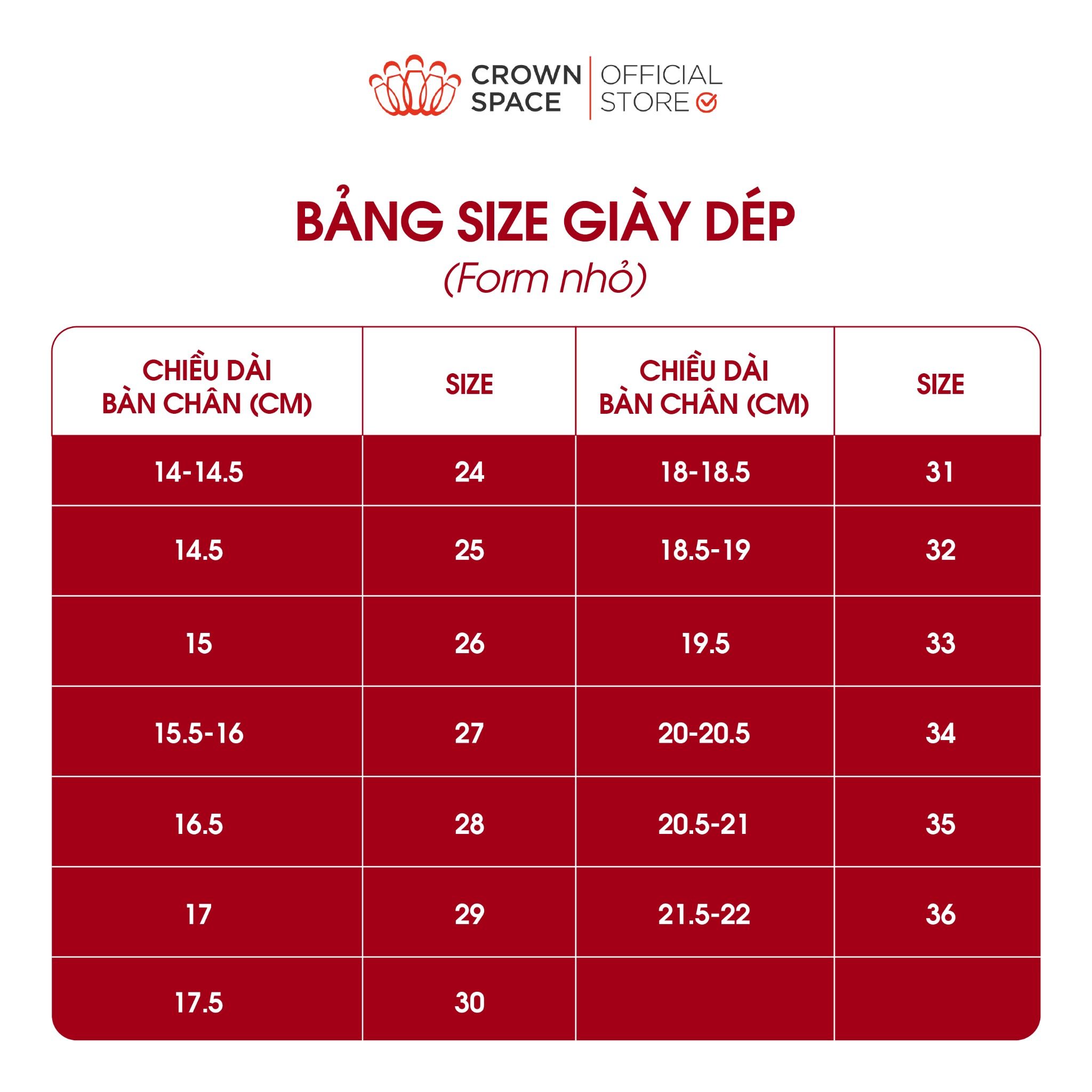 Sandal Quai Hậu Trẻ Em Cao Cấp, Thoáng Khí, Chống Trơn | Crown Space CRUK580