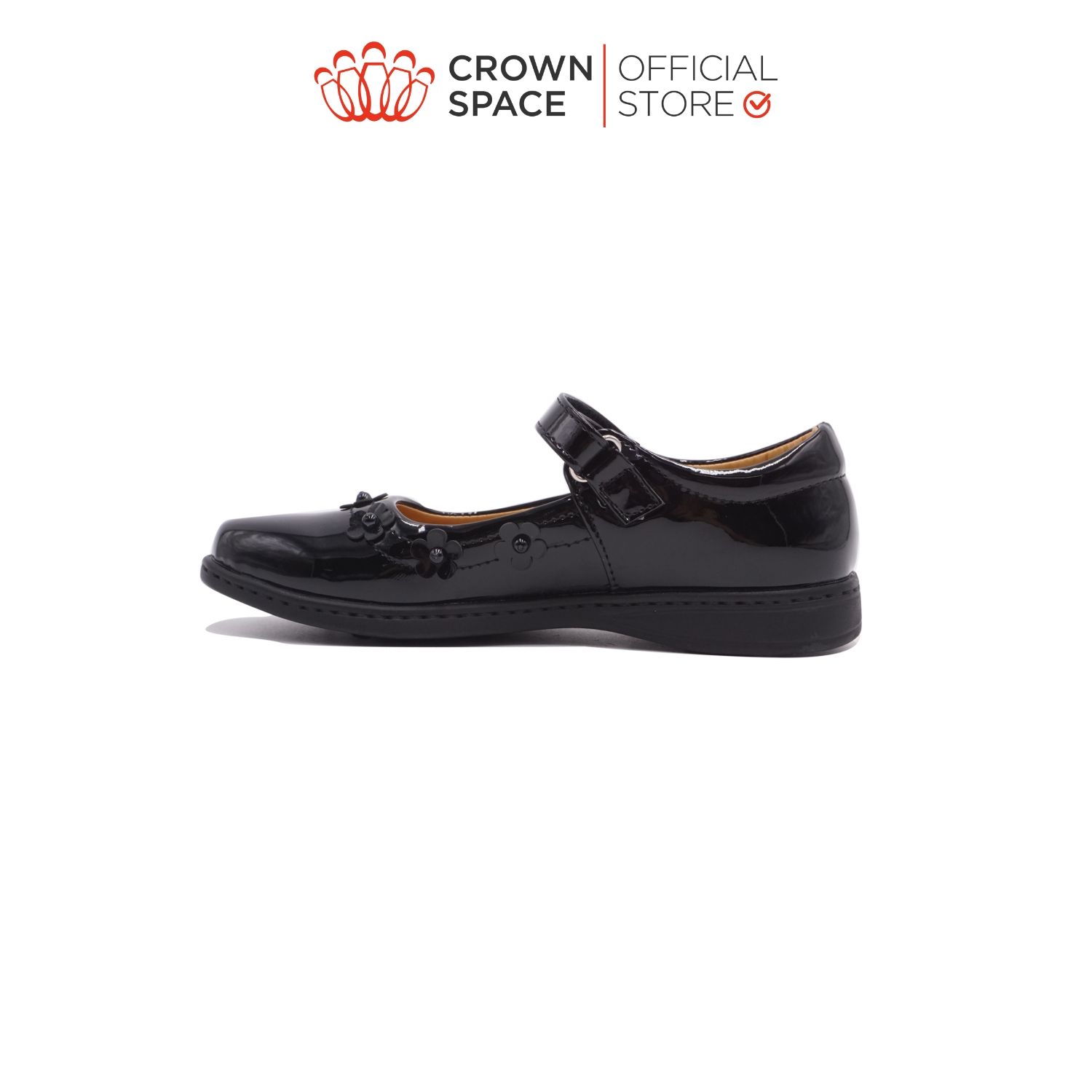  Giày Búp Bê School Shoes Đi Học Trẻ Em Cao Cấp Chính Hãng Crown Space Dành Cho Bé Gái CRUK3058 Size 28 - 38 