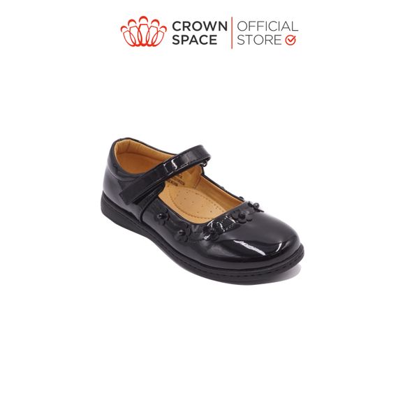  Giày Búp Bê School Shoes Đi Học Trẻ Em Cao Cấp Chính Hãng Crown Space Dành Cho Bé Gái CRUK3058 Size 28 - 38 