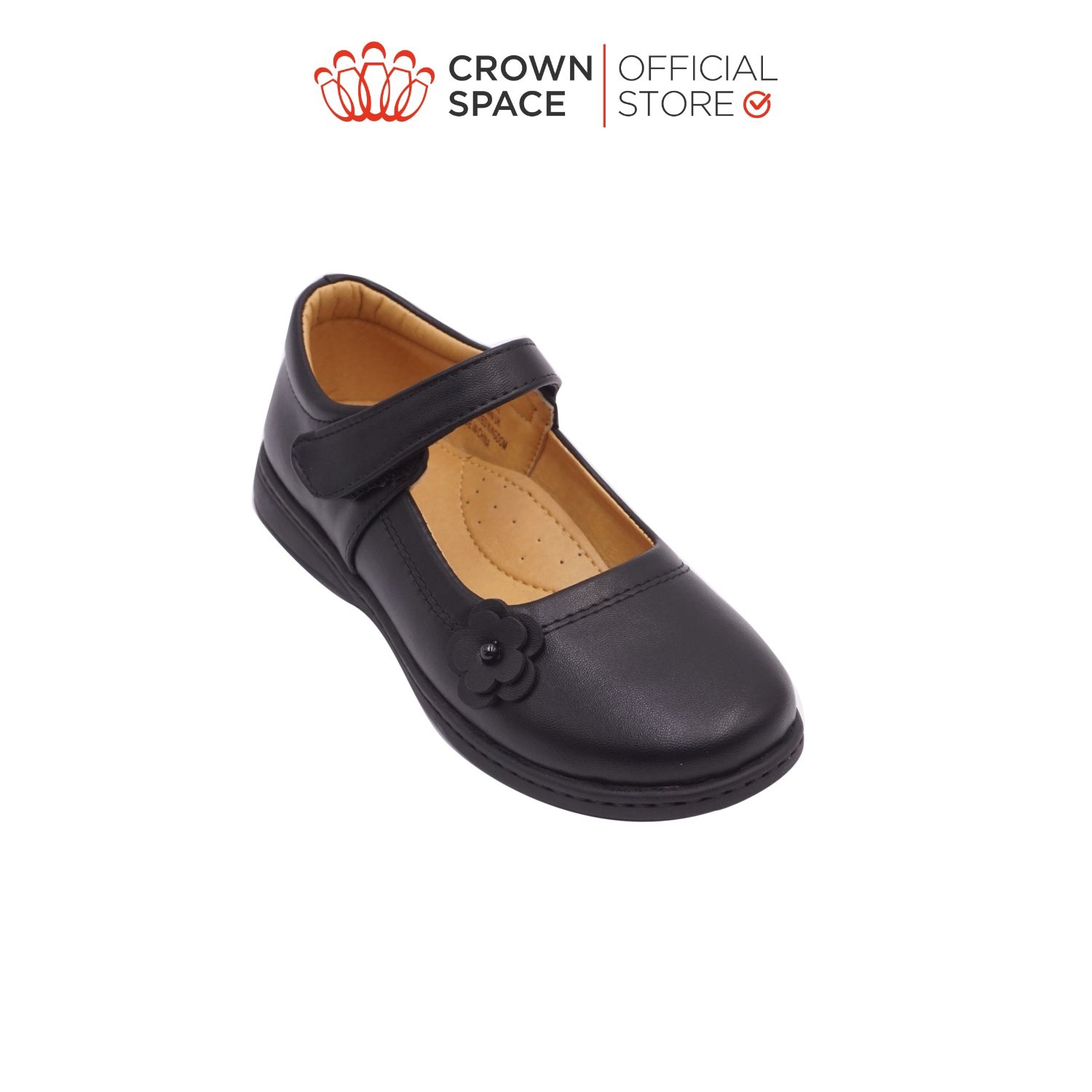  Giày Búp Bê School Shoes Đi Học Trẻ Em Cao Cấp Chính Hãng Crown Space Dành Cho Bé Gái CRUK3059 Size 28 - 38 