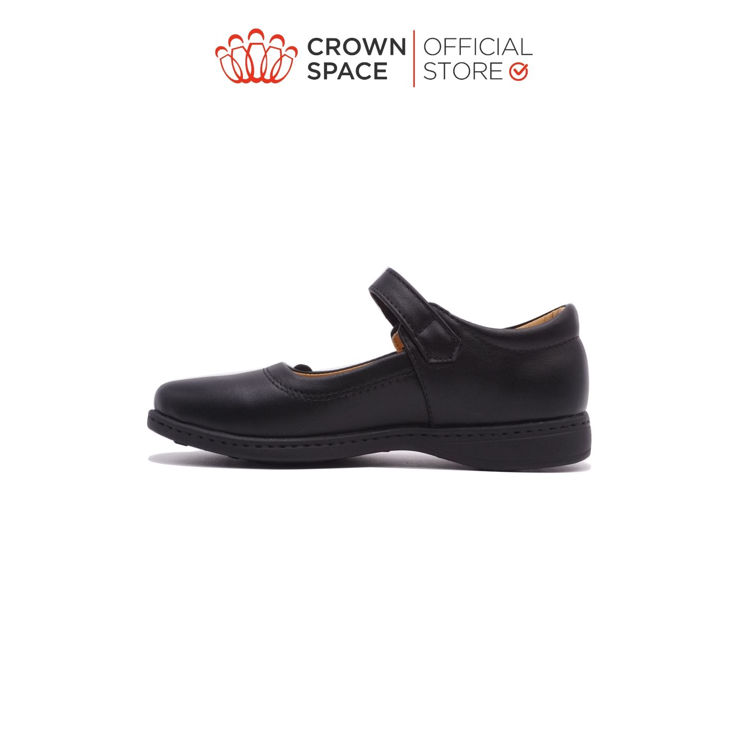  Giày Búp Bê School Shoes Đi Học Trẻ Em Cao Cấp Chính Hãng Crown Space Dành Cho Bé Gái CRUK3059 Size 28 - 38 