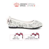  Giày Búp Bê Trẻ Em Cao Cấp Chính Hãng Crown Space Dành Cho Bé Gái Đi Chơi Đi Học CRUK3033 Size 29 - 36 