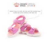  Dép Quai Hậu Sandals Trẻ Em Cao Cấp Chính Hãng Crown Space Dành Cho Bé Gái Đi Chơi Đi Học CRUK541 Size 30 - 36 
