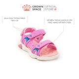  Dép Quai Hậu Sandals Trẻ Em Cao Cấp Chính Hãng Crown Space Dành Cho Bé Gái Đi Chơi Đi Học CRUK541 Size 30 - 36 