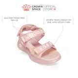  Dép Quai Hậu Sandals Trẻ Em Cao Cấp Chính Hãng Crown Space Dành Cho Bé Gái Đi Chơi Đi Học CRUK550 Size 26 - 36 