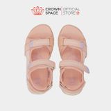  Dép Quai Hậu Sandals Trẻ Em Cao Cấp Chính Hãng Crown Space Dành Cho Bé Gái Đi Chơi Đi Học CRUK579 Size 30 - 36 
