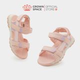  Dép Quai Hậu Sandals Trẻ Em Cao Cấp Chính Hãng Crown Space Dành Cho Bé Gái Đi Chơi Đi Học CRUK579 Size 30 - 36 