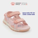  Dép Quai Hậu Sandals Trẻ Em Cao Cấp Chính Hãng Crown Space Dành Cho Bé Trai Bé Gái Đi Chơi Đi Học CRUK580 Size 30 - 36 