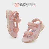  Dép Quai Hậu Sandals Trẻ Em Cao Cấp Chính Hãng Crown Space Dành Cho Bé Trai Bé Gái Đi Chơi Đi Học CRUK580 Size 30 - 36 