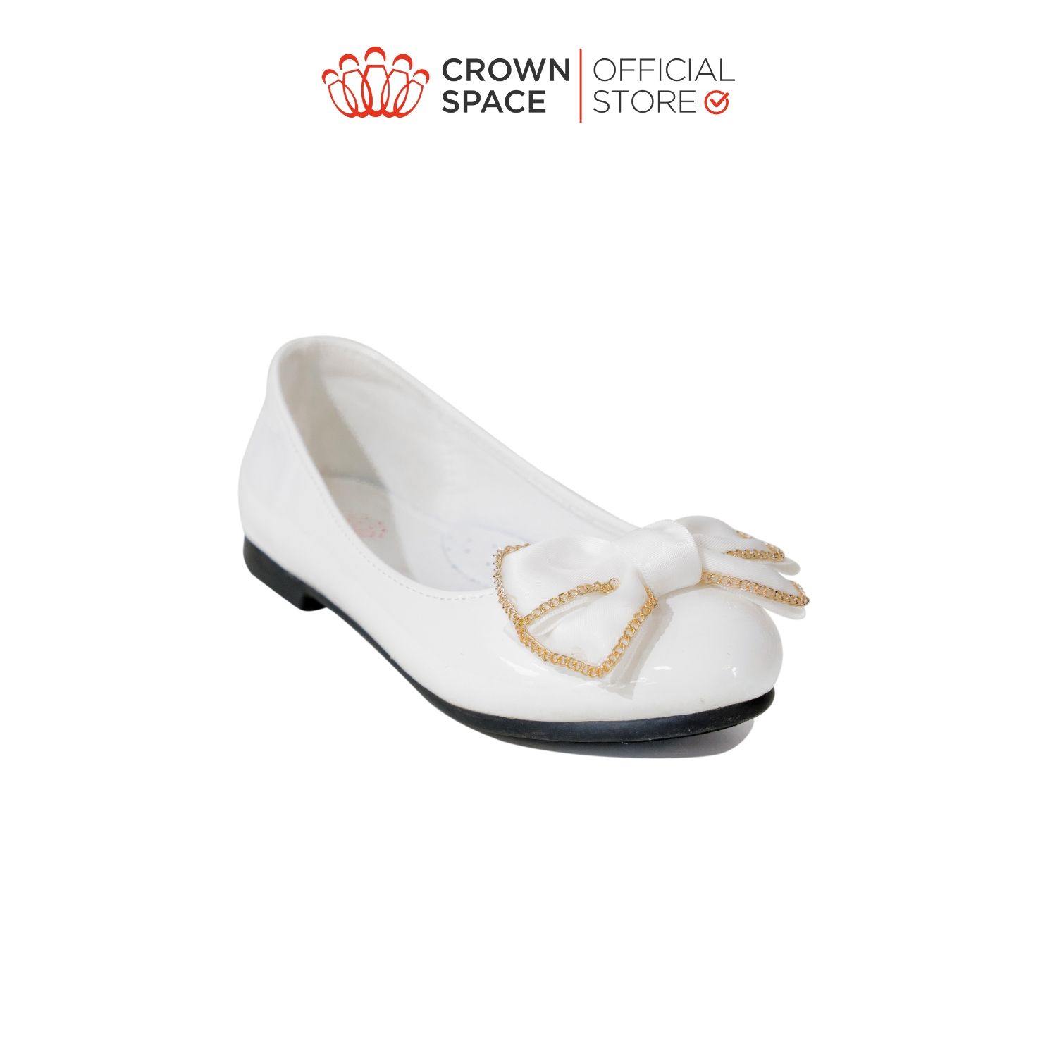  Giày Búp Bê Trẻ Em Cao Cấp Chính Hãng Crown Space Dành Cho Bé Gái Đi Chơi Đi Học CRUK3132 Size 28 - 37 