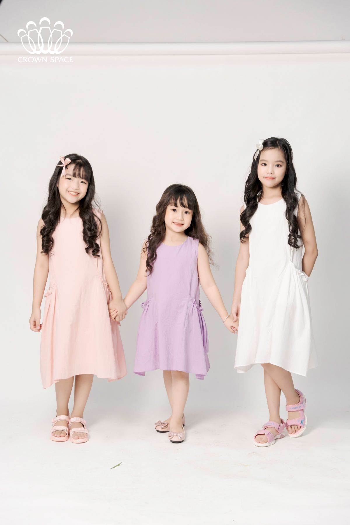 Váy Cotton Bé Gái Thoáng mát Mùa Hè | Crown Space CKGS2840701