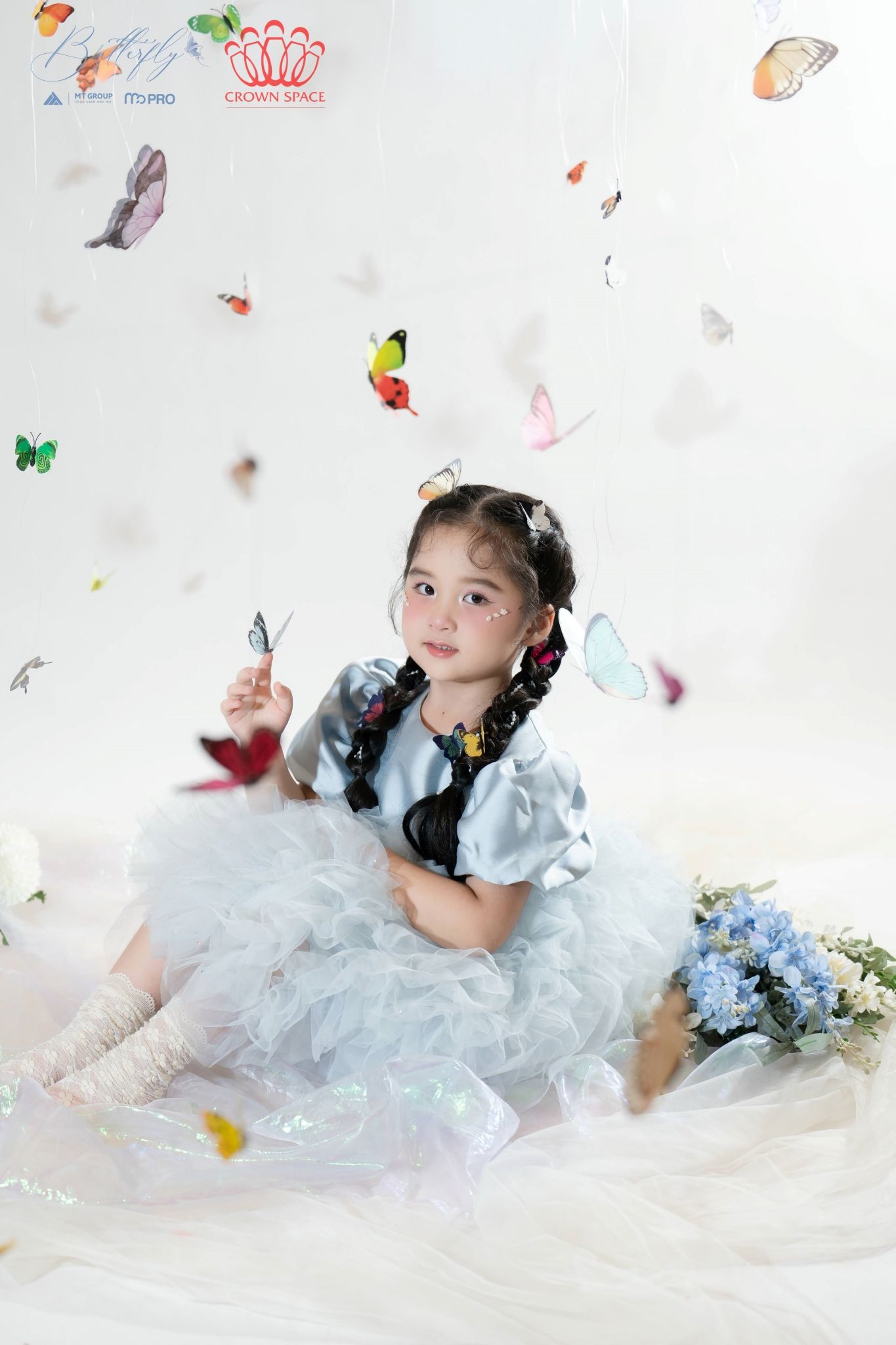  Váy Công Chúa Dành Cho Bé Gái Phiên Bản Limited Crown Kids CKGS3832028 Size 13 - 30Kg 