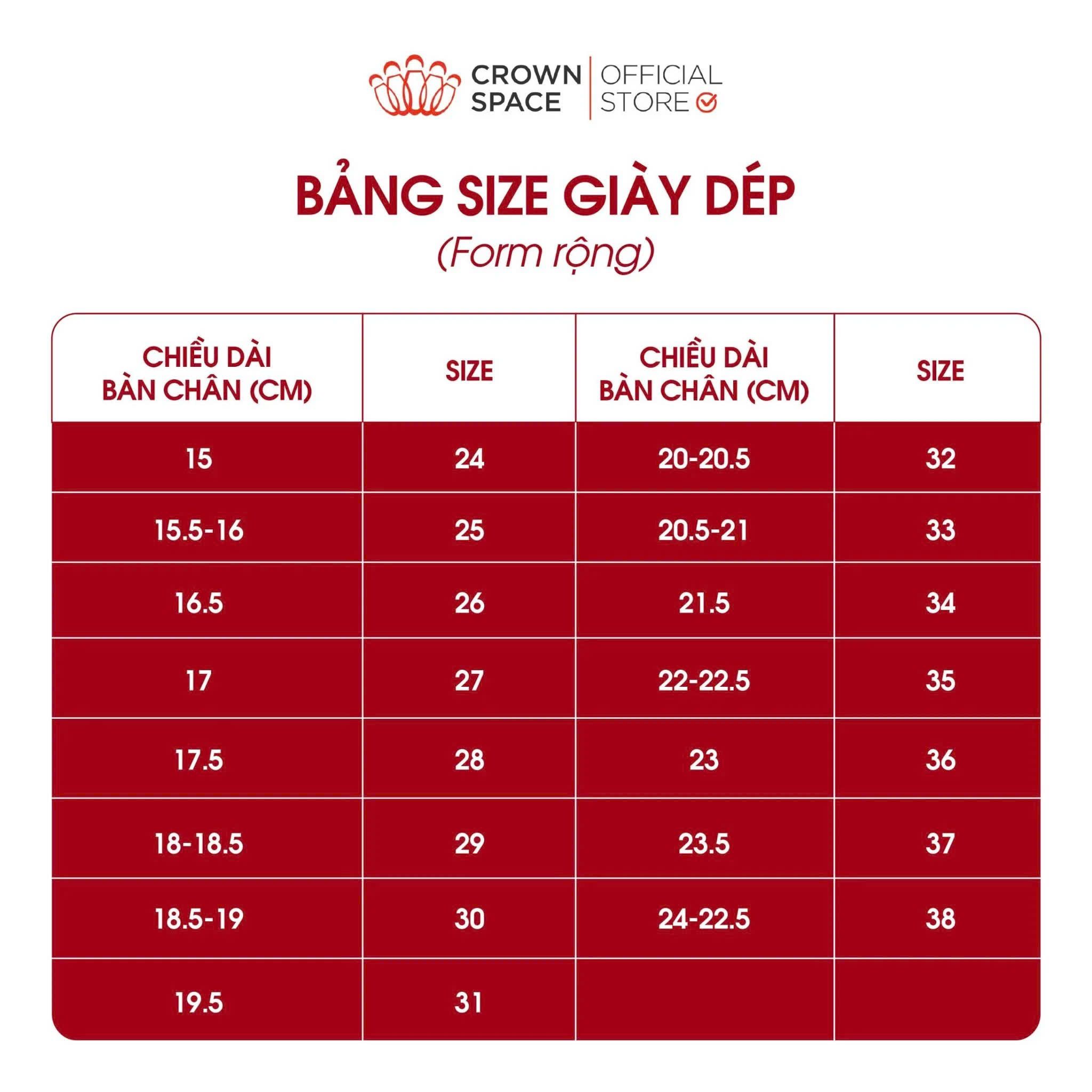 Giày Da Lì Bé Trai Cao Cấp, Êm Chân, Chống Trơn Trượt | Crown Space CRUK168