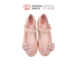  Giày Búp Bê Trẻ Em Cao Cấp Chính Hãng Crown Space Dành Cho Bé Gái Đi Chơi Đi Học CRUK3145 Size 30 - 36 