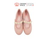  Giày Búp Bê Trẻ Em Cao Cấp Chính Hãng Crown Space Dành Cho Bé Gái Đi Chơi Đi Học CRUK3148 Size 30 - 36 