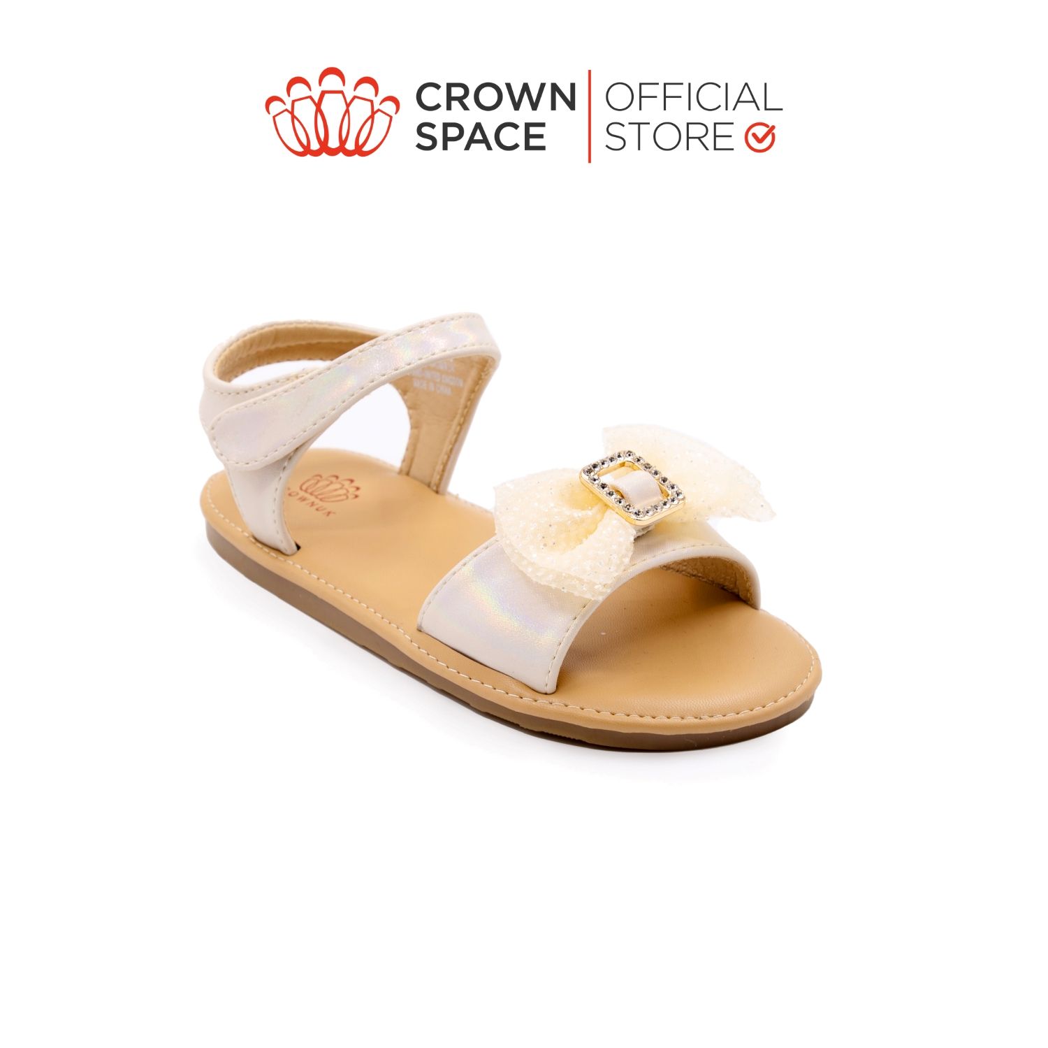 Sandal Quai Hậu Bé Gái Êm Ái, Bảo Vệ, Dễ Thương Cho Bé | Crown Space CRUK7042