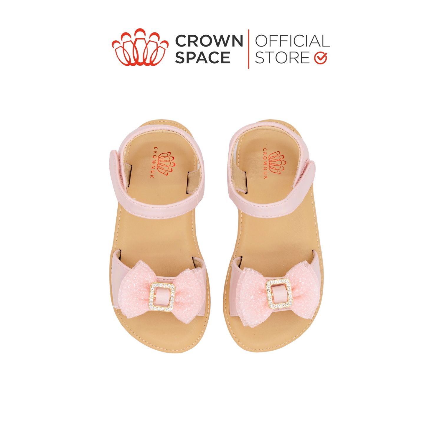 Sandal Quai Hậu Bé Gái Êm Ái, Bảo Vệ, Dễ Thương Cho Bé | Crown Space CRUK7042