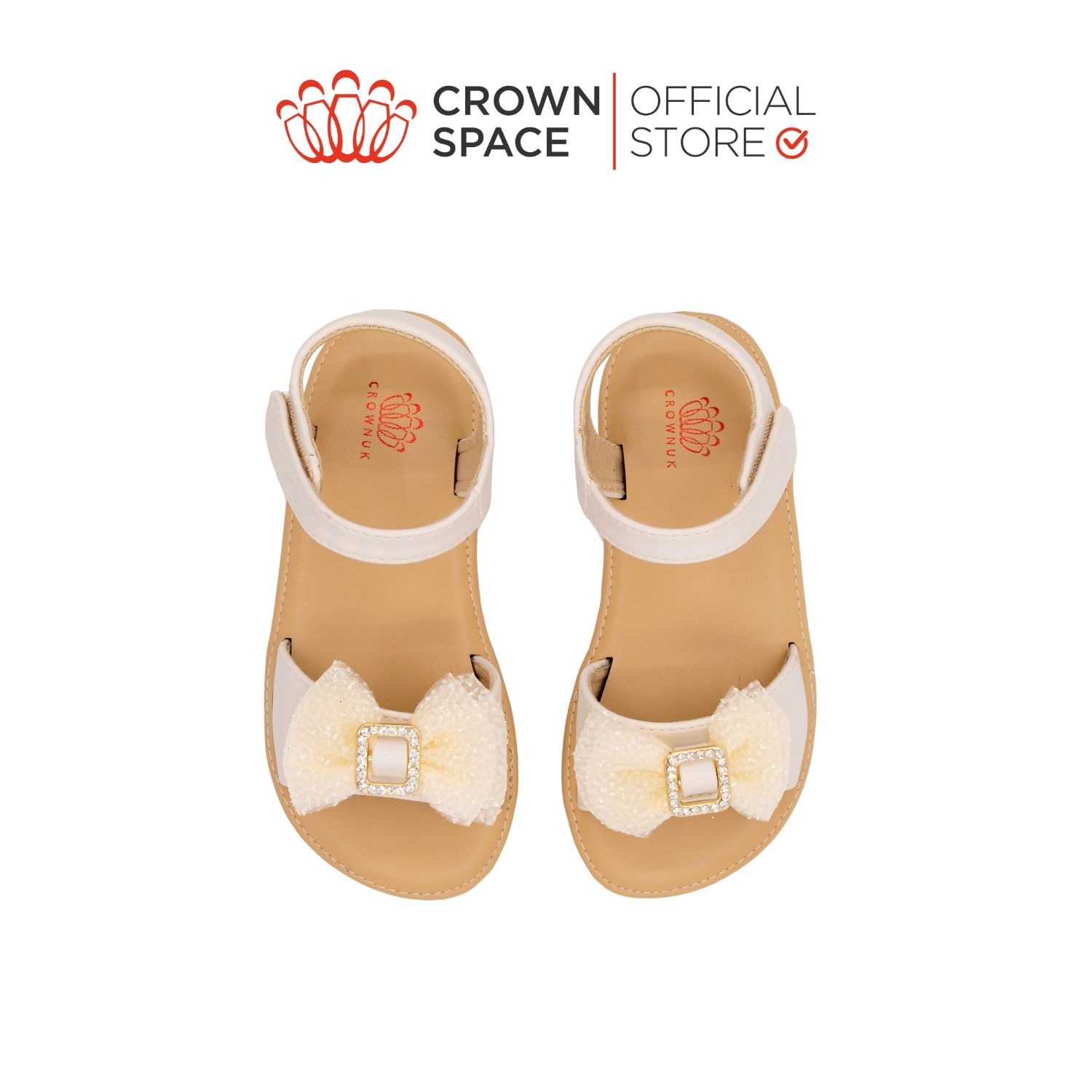 Sandal Quai Hậu Bé Gái Êm Ái, Bảo Vệ, Dễ Thương Cho Bé | Crown Space CRUK7042