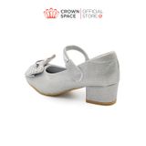  Giày Búp Bê Cao Gót Trẻ Em Cao Cấp Chính Hãng Crown Space Dành Cho Bé Gái Đi Chơi Đi Học CRUK3146 Size 30 - 36 