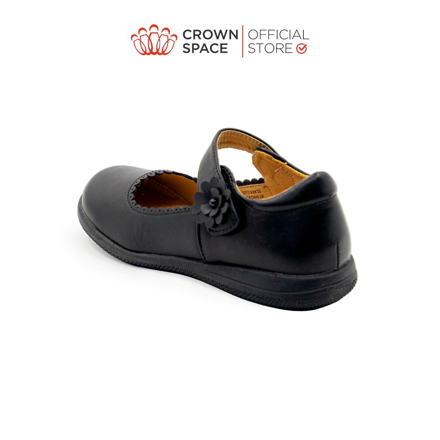 Giày Búp Bê School Shoes Đi Học Trẻ Em Cao Cấp Chính Hãng Crown Space Dành Cho Bé Gái CRUK3072 Size 28 - 38 