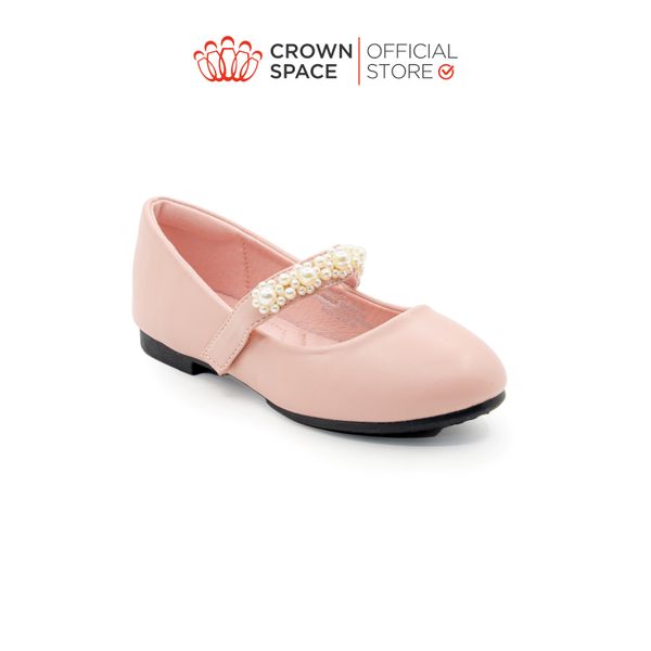  Giày Búp Bê Trẻ Em Cao Cấp Chính Hãng Crown Space Dành Cho Bé Gái Đi Chơi Đi Học CRUK3148 Size 30 - 36 