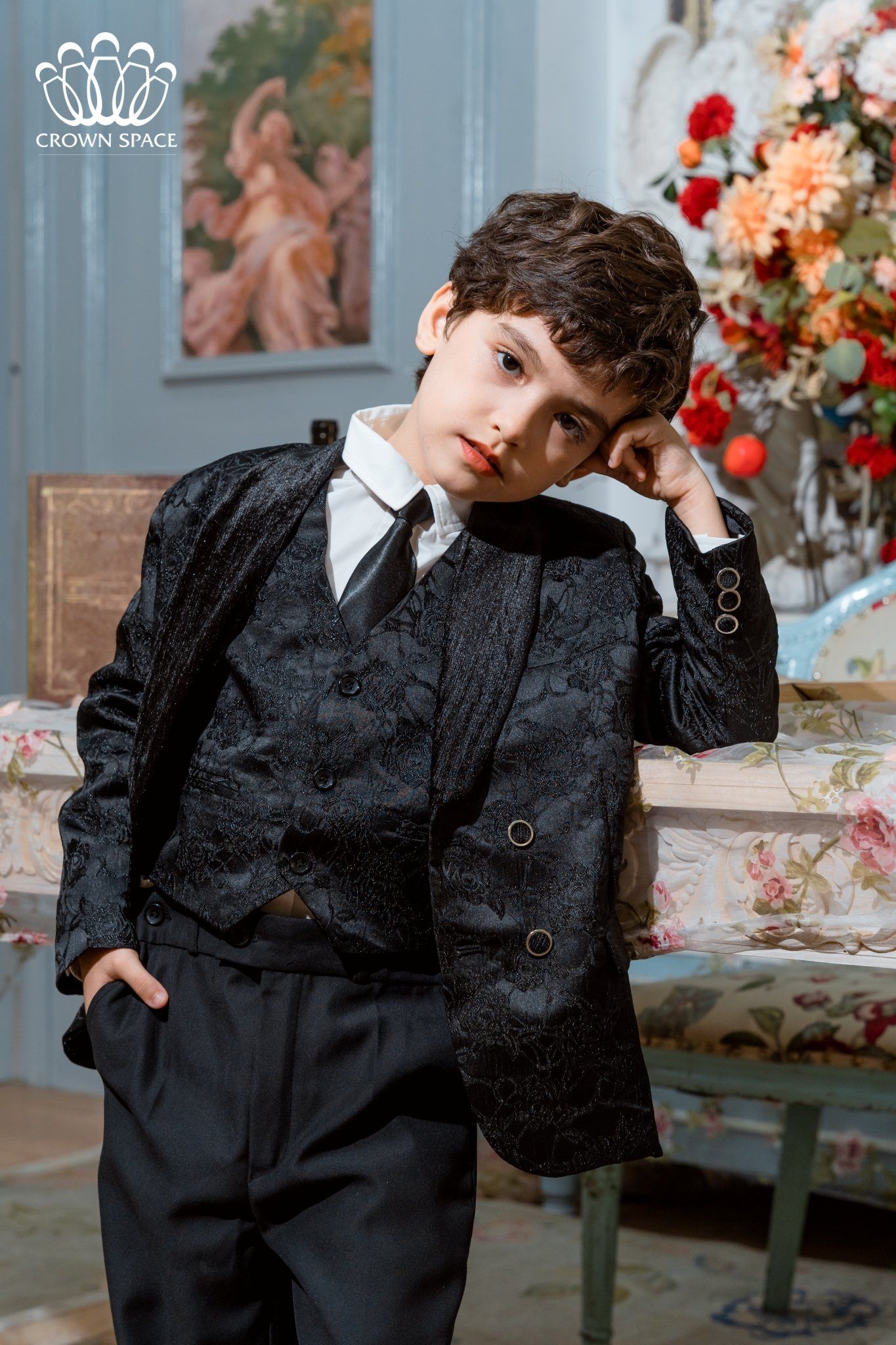 Vest Bé Trai Cao Cấp Phiên Bản Limited Crown Kids CKBL6532504 Size 17 - 38Kg
