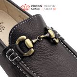  Giày Moccasin Trẻ Em Cao Cấp Chính Hãng Crown Space Dành Cho Bé Trai CRUK452 Size 26-36 