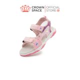  Dép Quai Hậu Sandals Trẻ Em Cao Cấp Chính Hãng Crown Space Dành Cho Bé Gái Đi Chơi Đi Học CRUK565 Size 27 - 36 