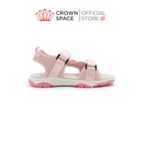  Dép Quai Hậu Sandals Trẻ Em Cao Cấp Chính Hãng Crown Space Dành Cho Bé Gái Đi Chơi Đi Học CRUK565 Size 27 - 36 