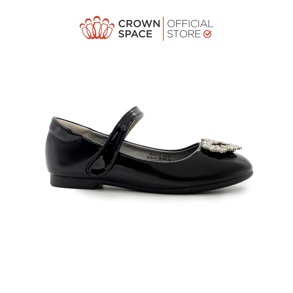  Giày Búp Bê Trẻ Em Cao Cấp Chính Hãng Crown Space Dành Cho Bé Gái Đi Chơi Đi Học CRUK3163 Size 28 - 37 