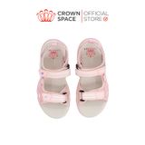  Dép Quai Hậu Sandals Trẻ Em Cao Cấp Chính Hãng Crown Space Dành Cho Bé Gái Đi Chơi Đi Học CRUK565 Size 27 - 36 