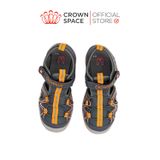  Dép Quai Hậu Sandals Trẻ Em Cao Cấp Chính Hãng Crown Space Dành Cho Bé Trai Đi Chơi Đi Học CRUK569 Size 28 - 36 