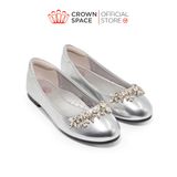  Giày Búp Bê Trẻ Em Cao Cấp Chính Hãng Crown Space Dành Cho Bé Gái Đi Chơi Đi Học CRUK3162 Size 28 - 37 