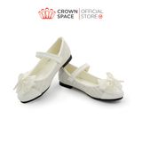  Giày Búp Bê Trẻ Em Cao Cấp Chính Hãng Crown Space Dành Cho Bé Gái Đi Chơi Đi Học CRUK3161 Size 28 - 37 