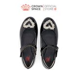  Giày Búp Bê Trẻ Em Cao Cấp Chính Hãng Crown Space Dành Cho Bé Gái Đi Chơi Đi Học CRUK3163 Size 28 - 37 