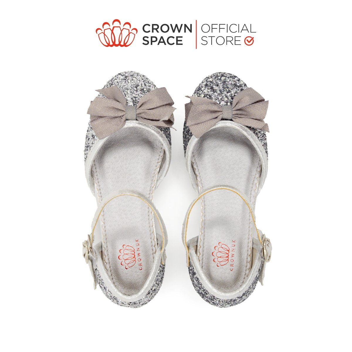  Giày Búp Bê Trẻ Em Cao Cấp Chính Hãng Crown Space Dành Cho Bé Gái Đi Chơi Đi Học CRUK3154 Size 28 - 36 