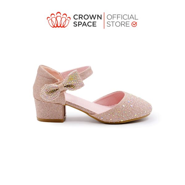  Giày Búp Bê Trẻ Em Cao Cấp Chính Hãng Crown Space Dành Cho Bé Gái Đi Chơi Đi Học CRUK3152 Size 31 - 36 