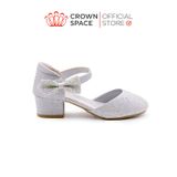  Giày Búp Bê Trẻ Em Cao Cấp Chính Hãng Crown Space Dành Cho Bé Gái Đi Chơi Đi Học CRUK3152 Size 31 - 36 