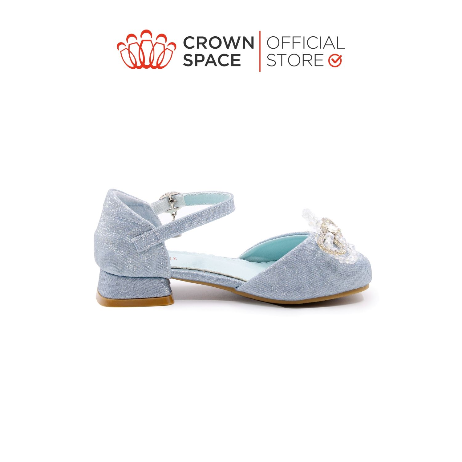  Giày Búp Bê Trẻ Em Cao Cấp Chính Hãng Crown Space Dành Cho Bé Gái Đi Chơi Đi Học CRUK3153 Size 25 - 30 