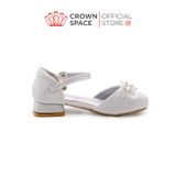  Giày Búp Bê Trẻ Em Cao Cấp Chính Hãng Crown Space Dành Cho Bé Gái Đi Chơi Đi Học CRUK3153 Size 25 - 30 