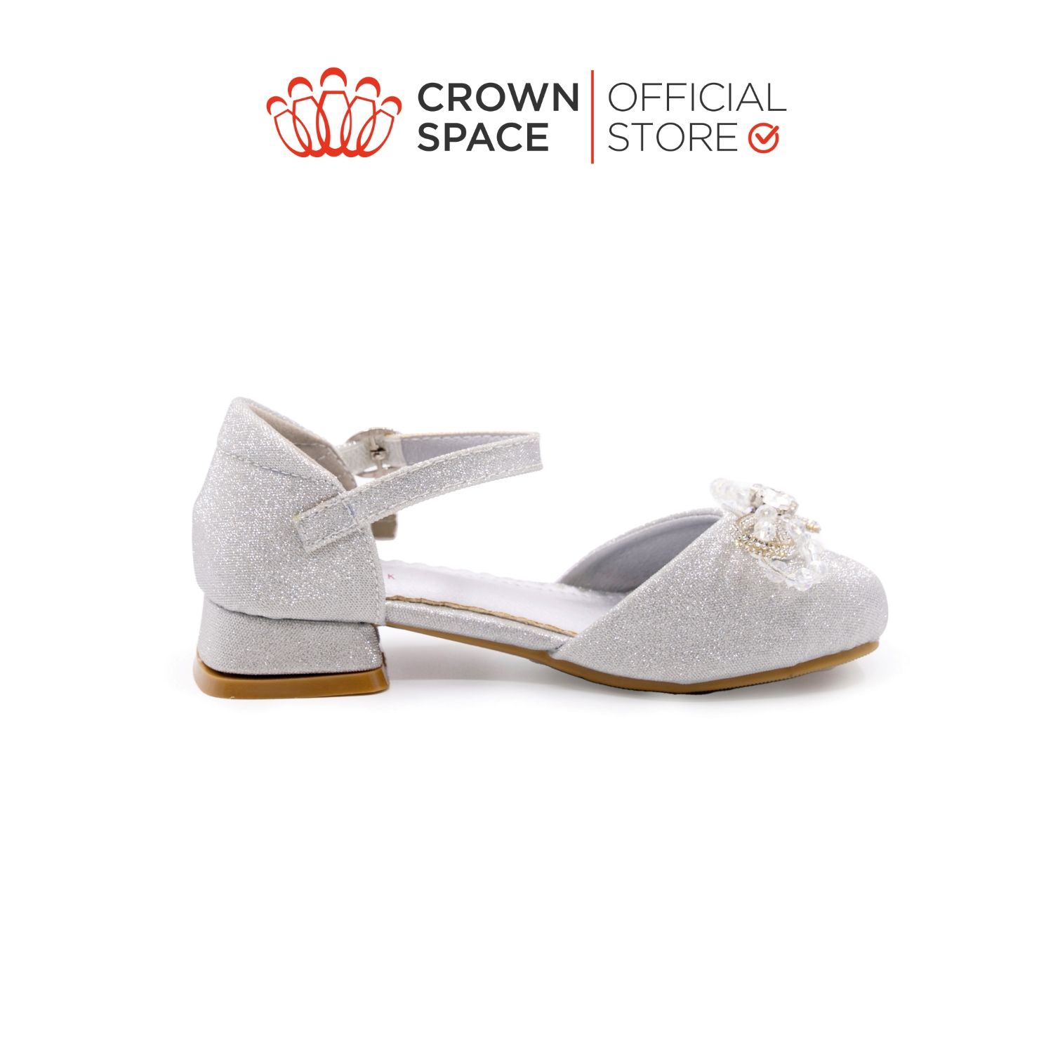  Giày Búp Bê Trẻ Em Cao Cấp Chính Hãng Crown Space Dành Cho Bé Gái Đi Chơi Đi Học CRUK3153 Size 25 - 30 