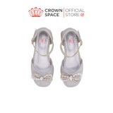  Giày Búp Bê Trẻ Em Cao Cấp Chính Hãng Crown Space Dành Cho Bé Gái Đi Chơi Đi Học CRUK3153 Size 25 - 30 