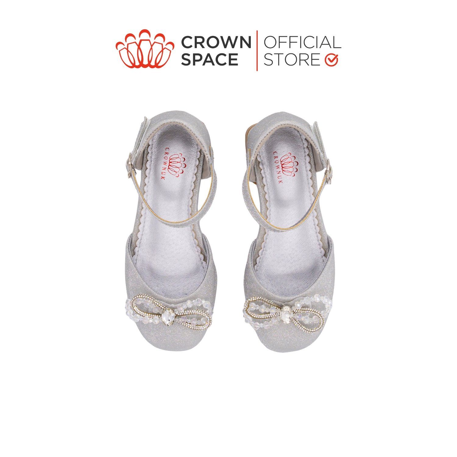  Giày Búp Bê Trẻ Em Cao Cấp Chính Hãng Crown Space Dành Cho Bé Gái Đi Chơi Đi Học CRUK3153 Size 25 - 30 