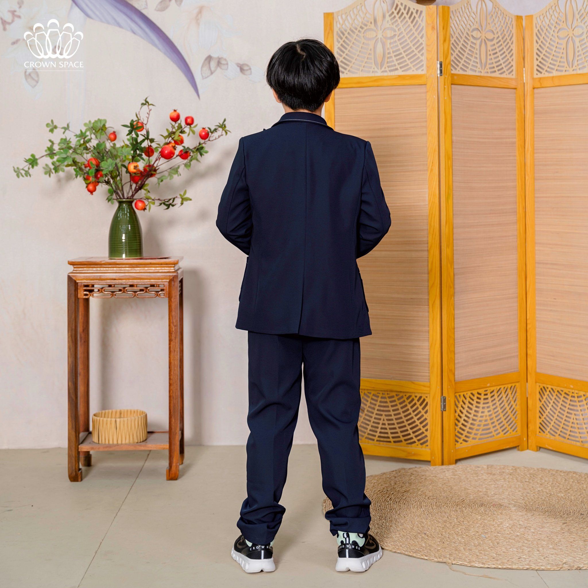 Vest Bé Trai Cao Cấp Phiên Bản Limited Crown Kids CKBL6933312 Size 30 - 50Kg