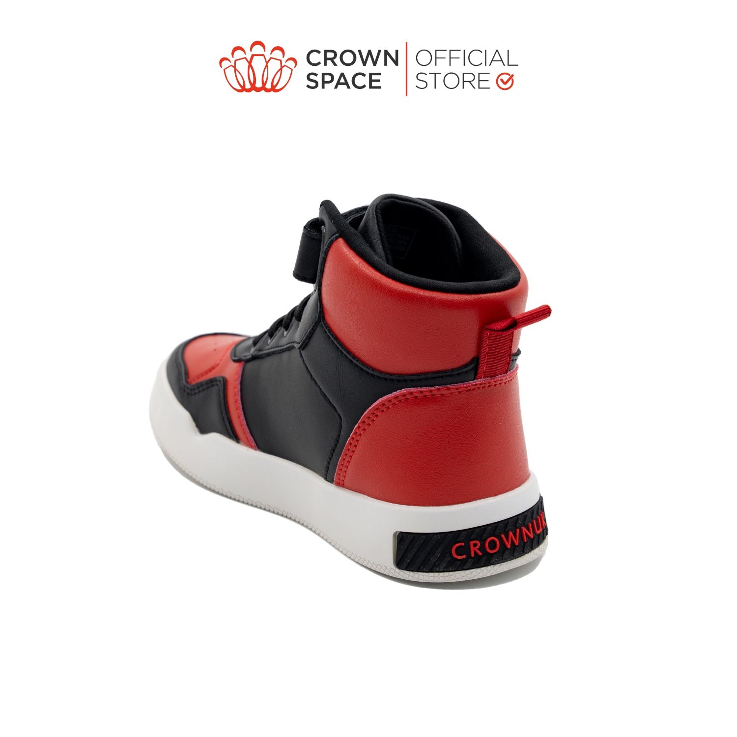  Giày Thể Thao Sneaker Cao Cổ Trẻ Em Cao Cấp Chính Hãng Crown Space Dành Cho Bé Trai Bé Gái Đi Chơi Đi Học CRUK8051 Size 31 - 37 