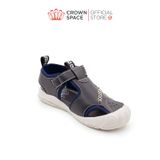  Dép Quai Hậu Sandals Bít Mũi Trẻ Em Cao Cấp Chính Hãng Crown Space Dành Cho Bé Trai Đi Chơi Đi Học CRUK653 Size 32 - 37 