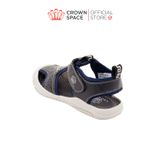  Dép Quai Hậu Sandals Bít Mũi Trẻ Em Cao Cấp Chính Hãng Crown Space Dành Cho Bé Trai Đi Chơi Đi Học CRUK653 Size 32 - 37 